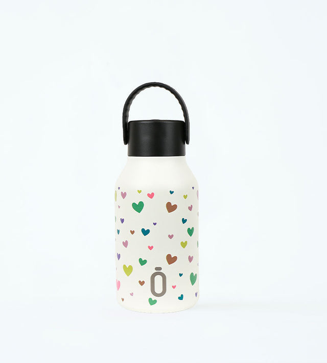 Sticla Termos Runbott Mii Confeti Corazones 350ml Nata Tapon Sport Sticla Termos Runbott Mii Confeti Corazones 350ml Nata Tapon Sport