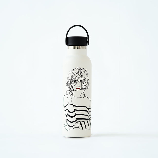 Sticla Termos Runbott Sara Herranz - Invierno 600ml Nata Sticla Termos Runbott Sara Herranz - Invierno 600ml Nata