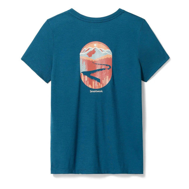 Tricou Femei Smartwool W Denver Skyline Graphic Slim Fit Tricou Femei Smartwool W Denver Skyline Graphic Slim Fit