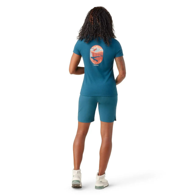 Tricou Femei Smartwool W Denver Skyline Graphic Slim Fit Tricou Femei Smartwool W Denver Skyline Graphic Slim Fit