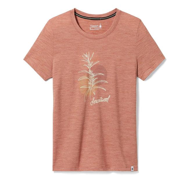 Tricou Femei Smartwool W Sage Plant Graphic Slim Fit Tricou Femei Smartwool W Sage Plant Graphic Slim Fit