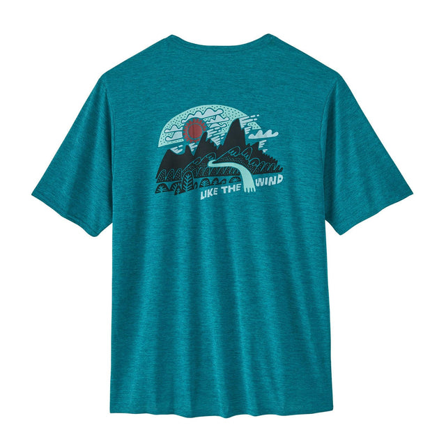 Tricou Patagonia M Capilene Cool Daily Graphic Lands Tricou Patagonia M Capilene Cool Daily Graphic Lands