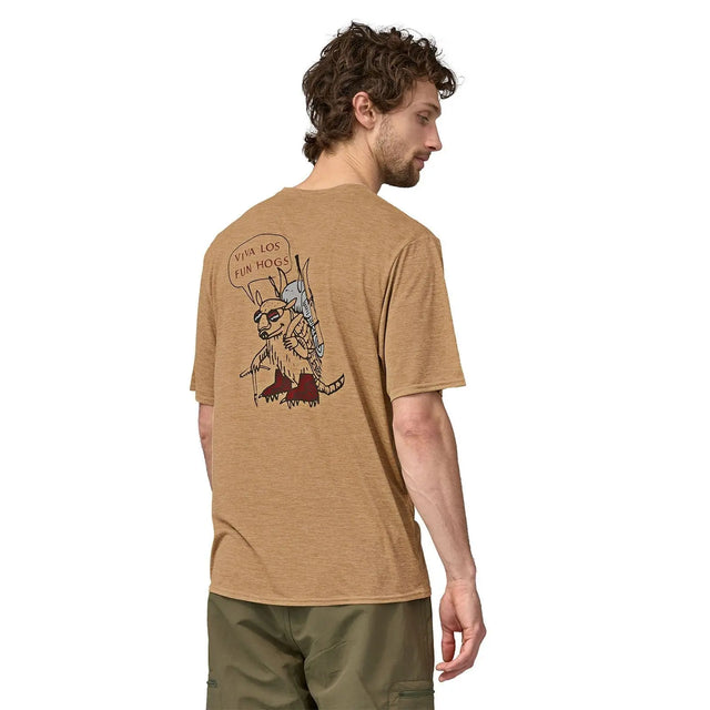 Tricou Patagonia M Capilene Cool Daily Graphic Lands Tricou Patagonia M Capilene Cool Daily Graphic Lands