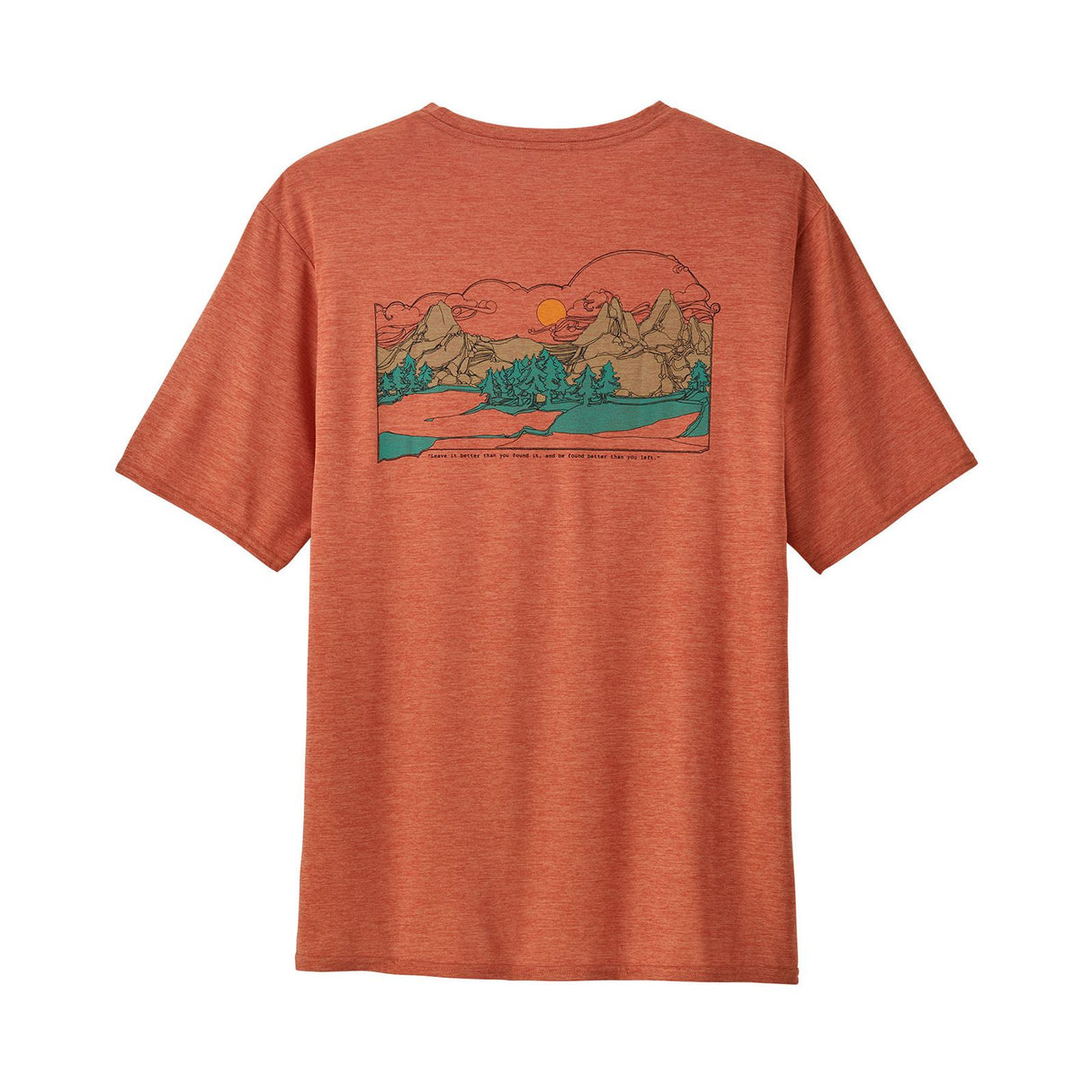 Tricou Patagonia M Capilene Cool Daily Graphic Lands Tricou Patagonia M Capilene Cool Daily Graphic Lands