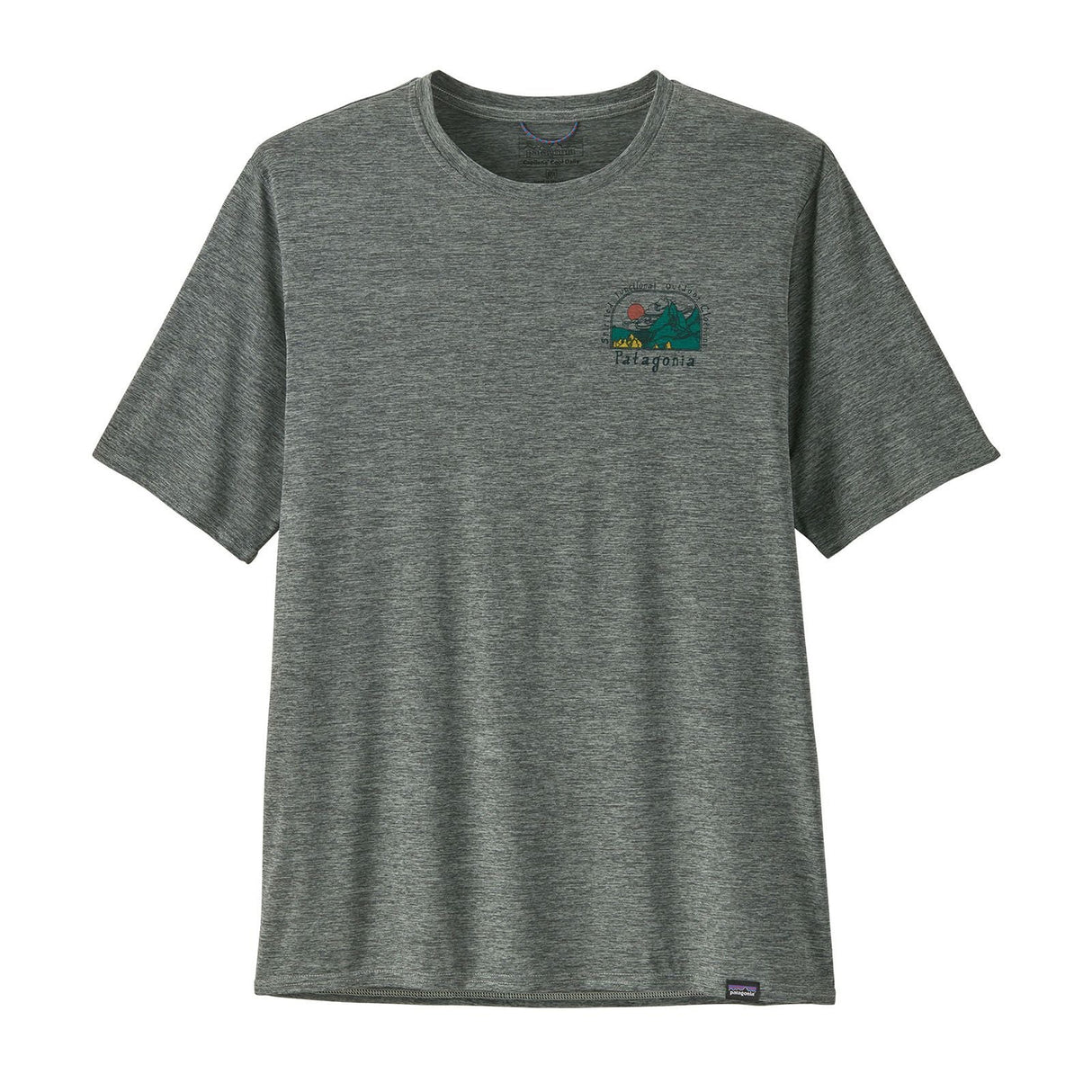 Tricou Patagonia M Capilene Cool Daily Graphic Lands Tricou Patagonia M Capilene Cool Daily Graphic Lands