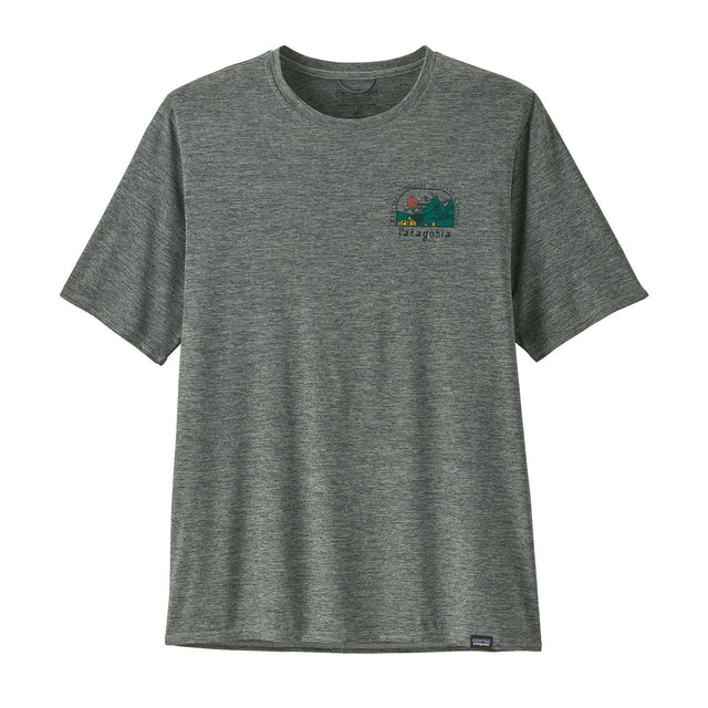 Tricou Patagonia M Capilene Cool Daily Graphic Lands Tricou Patagonia M Capilene Cool Daily Graphic Lands