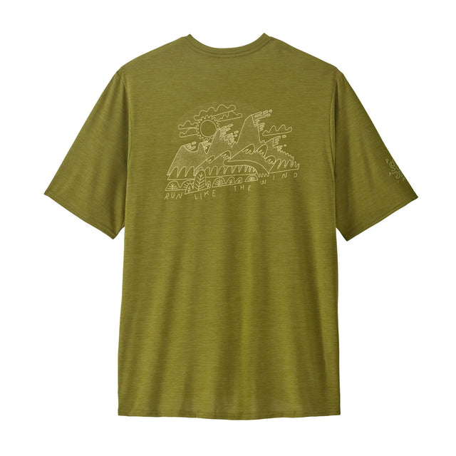 Tricou Patagonia M Capilene Cool Daily Graphic Lands Tricou Patagonia M Capilene Cool Daily Graphic Lands