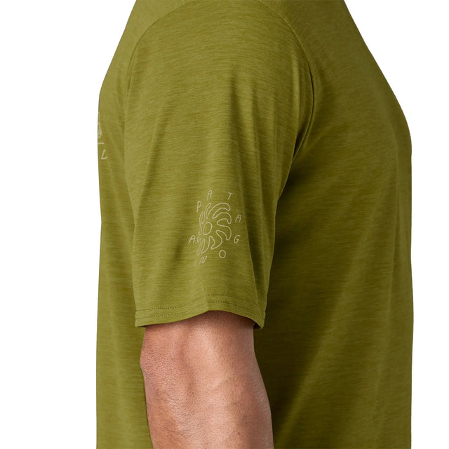 Tricou Patagonia M Capilene Cool Daily Graphic Lands Tricou Patagonia M Capilene Cool Daily Graphic Lands