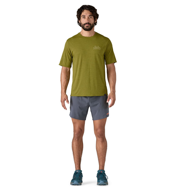 Tricou Patagonia M Capilene Cool Daily Graphic Lands Tricou Patagonia M Capilene Cool Daily Graphic Lands