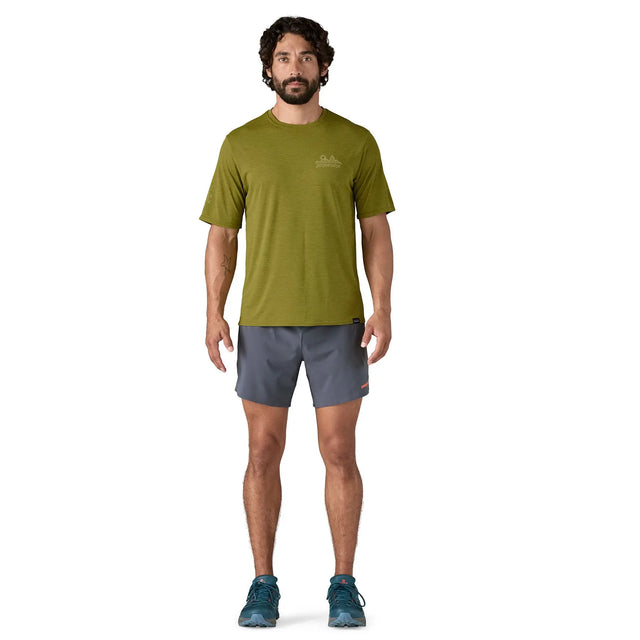 Tricou Patagonia M Capilene Cool Daily Graphic Lands Tricou Patagonia M Capilene Cool Daily Graphic Lands