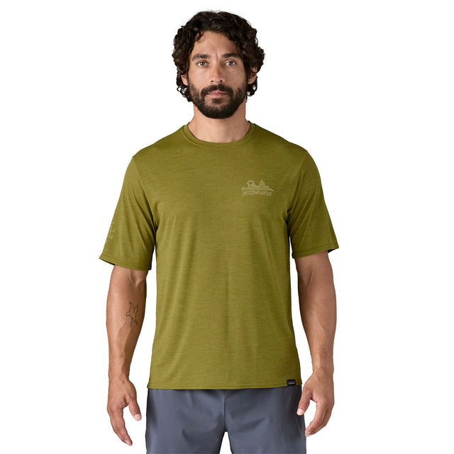 Tricou Patagonia M Capilene Cool Daily Graphic Lands Tricou Patagonia M Capilene Cool Daily Graphic Lands