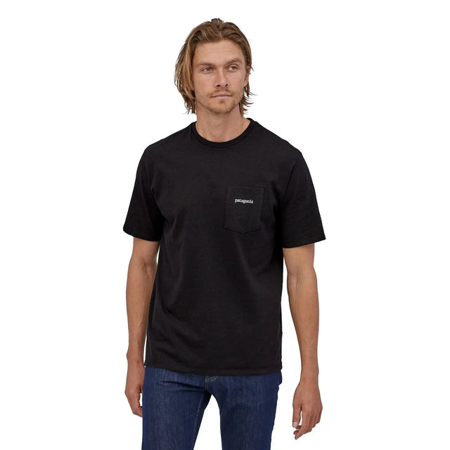 Tricou Patagonia M Line Logo Ridge Pocket Responsibili Tricou Patagonia M Line Logo Ridge Pocket Responsibili