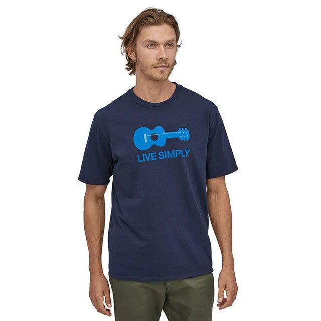 Tricou Patagonia M Live Simply Guitar Responsibili Tricou Patagonia M Live Simply Guitar Responsibili