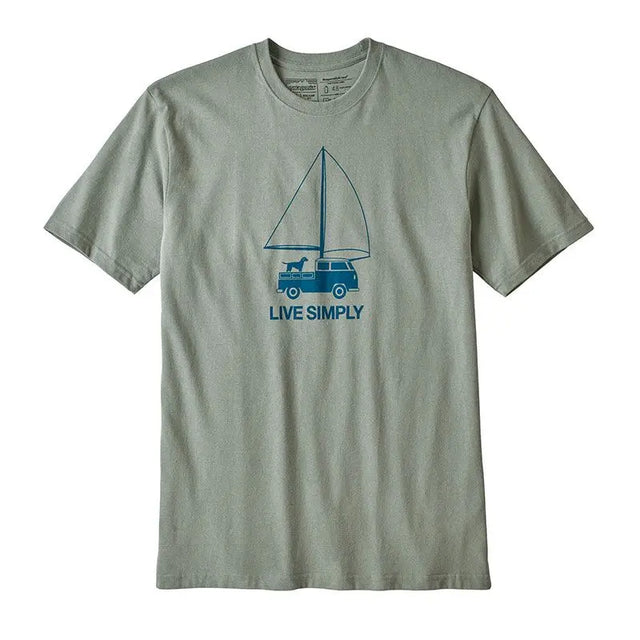 Tricou Patagonia M Live Simply Wind Powered Responsibili-Tee Tricou Patagonia M Live Simply Wind Powered Responsibili-Tee