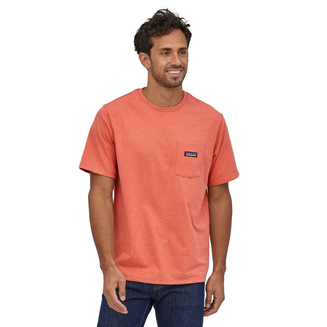 Tricou Patagonia M P-6 Label Pocket Responsibili Tricou Patagonia M P-6 Label Pocket Responsibili