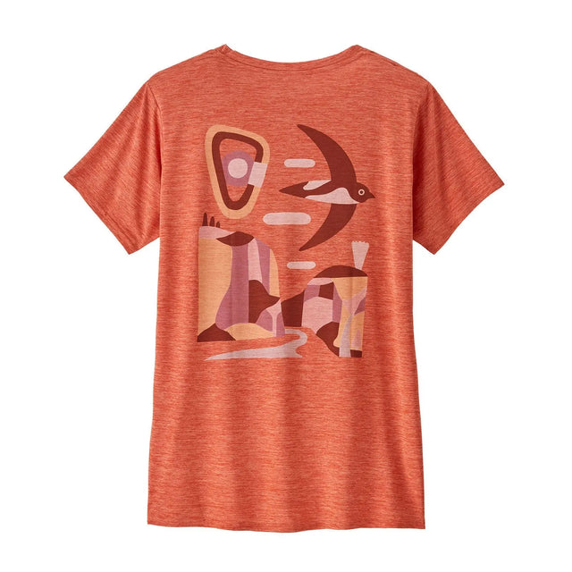 Tricou Patagonia W Capilene Cool Daily Graphic Lands Tricou Patagonia W Capilene Cool Daily Graphic Lands