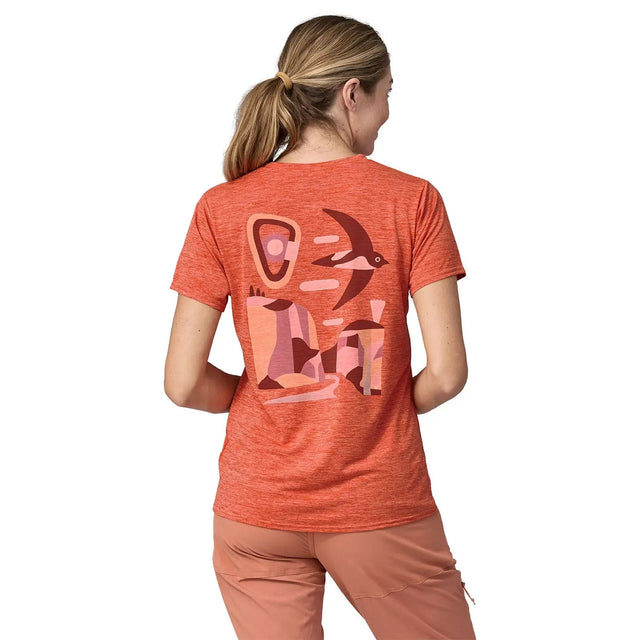 Tricou Patagonia W Capilene Cool Daily Graphic Lands Tricou Patagonia W Capilene Cool Daily Graphic Lands