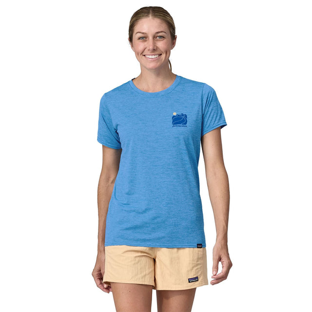 Tricou Patagonia W Capilene Cool Daily Graphic Waters Tricou Patagonia W Capilene Cool Daily Graphic Waters