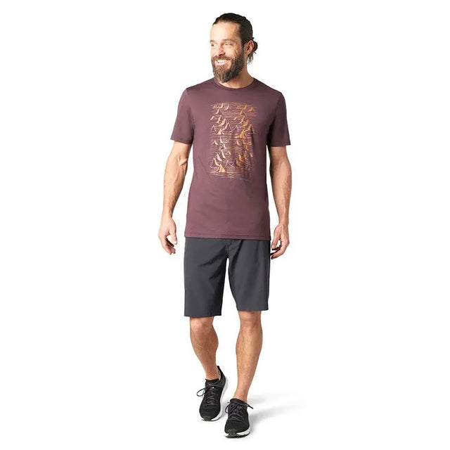 Tricou Smartwool M Merino Sport 150 Bryan Iguchi Mountains Graphic Tricou Smartwool M Merino Sport 150 Bryan Iguchi Mountains Graphic