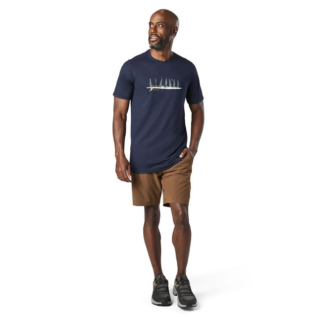 Tricou Smartwool M Merino Sport 150 Camping With Friends Graphic Tricou Smartwool M Merino Sport 150 Camping With Friends Graphic