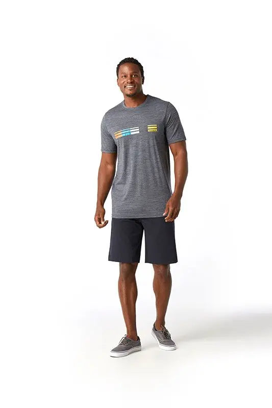 Tricou Smartwool M Merino Sport 150 Flag Logo Tricou Smartwool M Merino Sport 150 Flag Logo