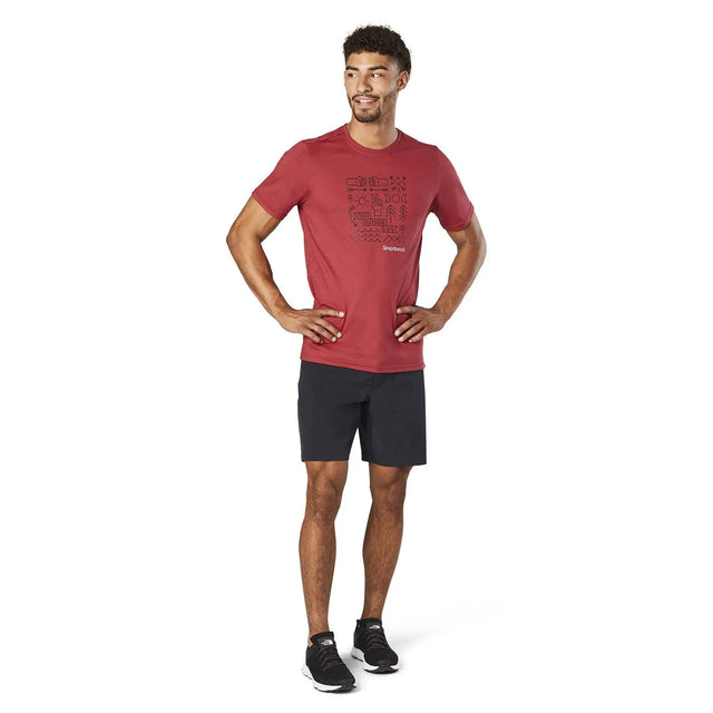 Tricou Smartwool M Merino Sport 150 Park Vibes Graphic Tricou Smartwool M Merino Sport 150 Park Vibes Graphic
