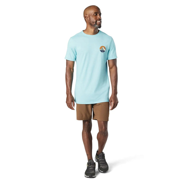 Tricou Smartwool M Merino Sport 150 Two Peaks Graphic Tricou Smartwool M Merino Sport 150 Two Peaks Graphic