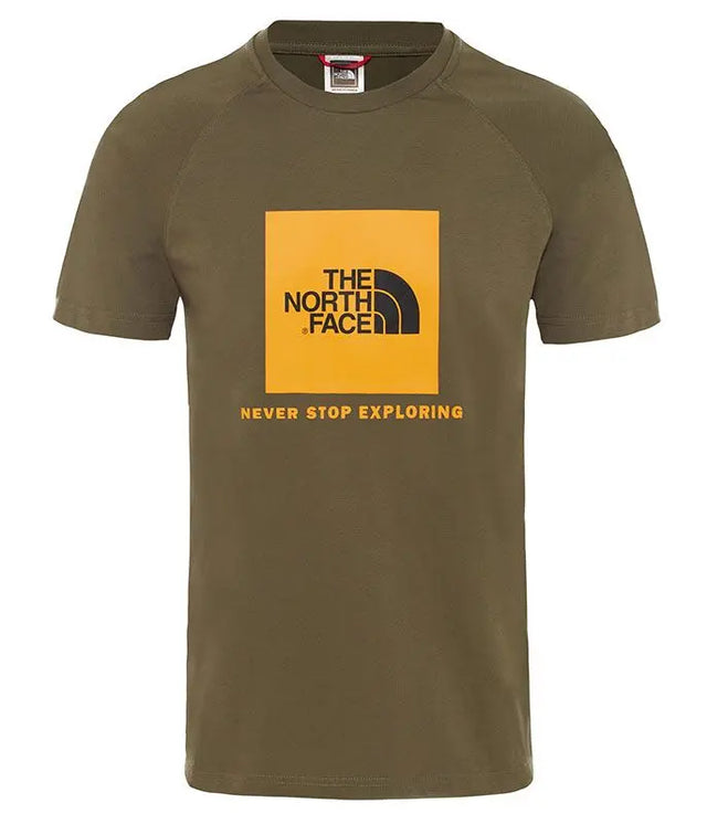 Tricou The North Face M Raglan Red Box Tricou The North Face M Raglan Red Box