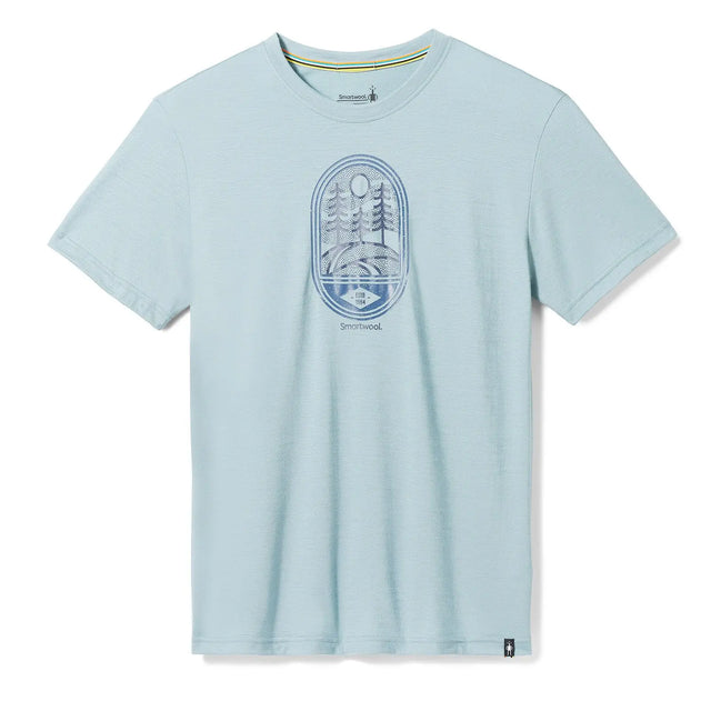 Tricou Unisex Smartwool Mountain Trail Graphic Slim Fit Tricou Unisex Smartwool Mountain Trail Graphic Slim Fit
