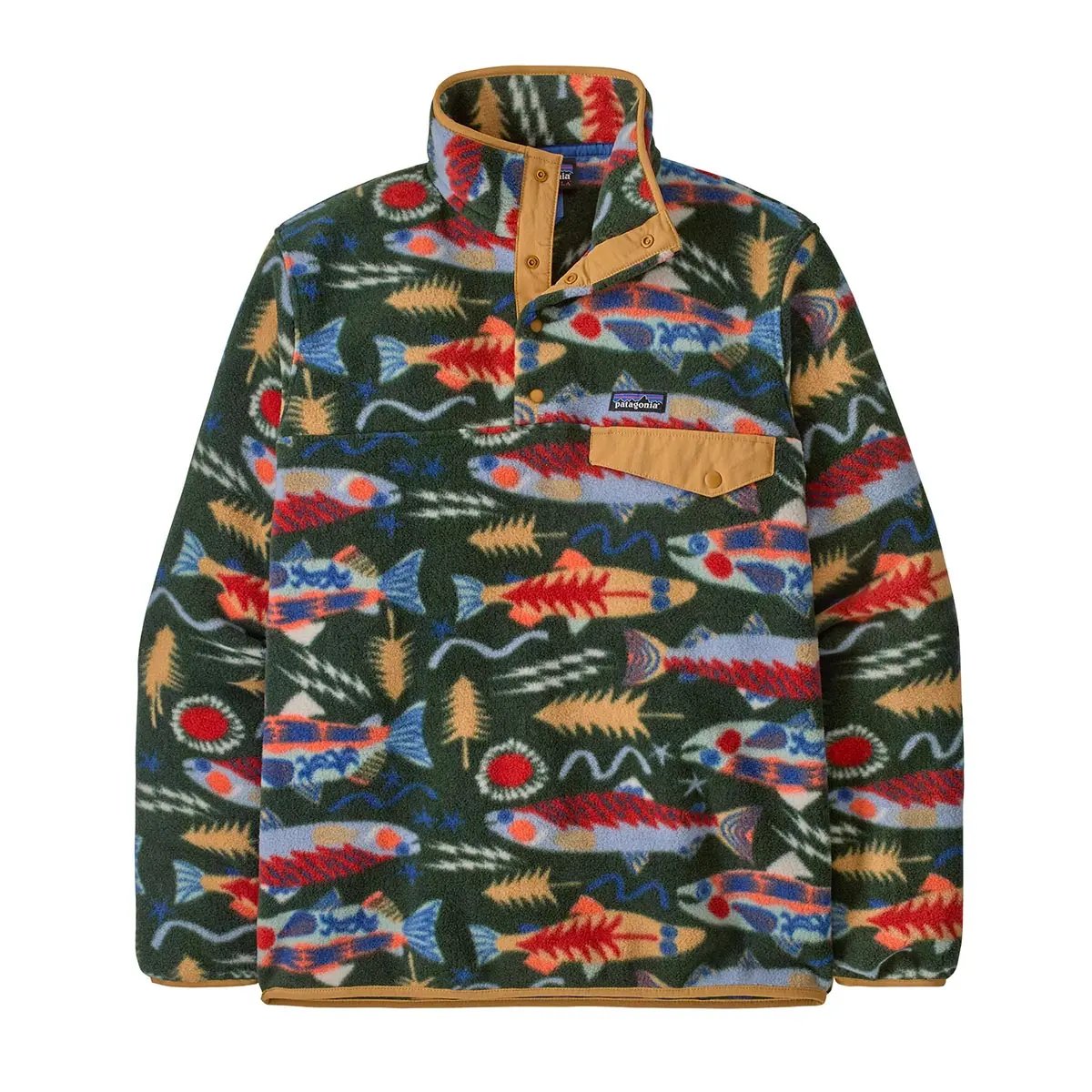 Polar Barbati Patagonia M Lightweight Synchilla Snap-t