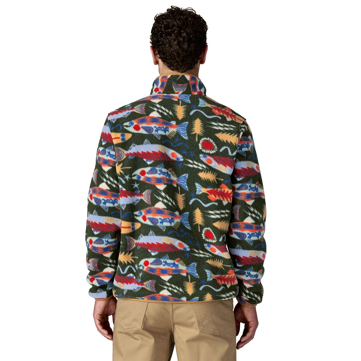 Polar Barbati Patagonia M Lightweight Synchilla Snap-t   Polar Barbati Patagonia M Lightweight Synchilla Snap-t