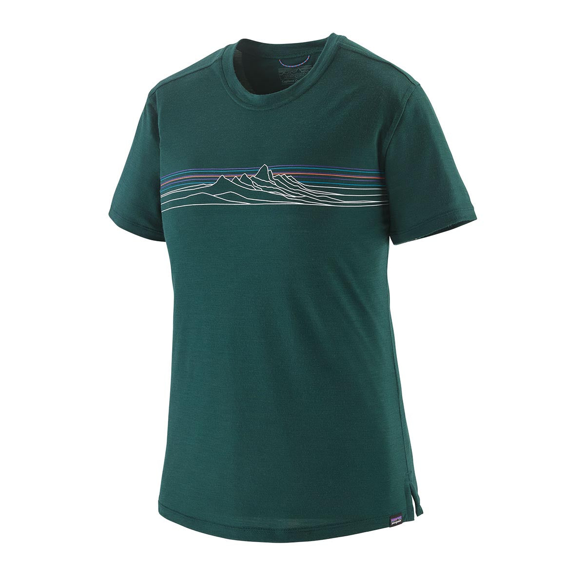 Tricou Femei Patagonia W Cap Cool Merino Blend Graphic   Tricou Femei Patagonia W Cap Cool Merino Blend Graphic