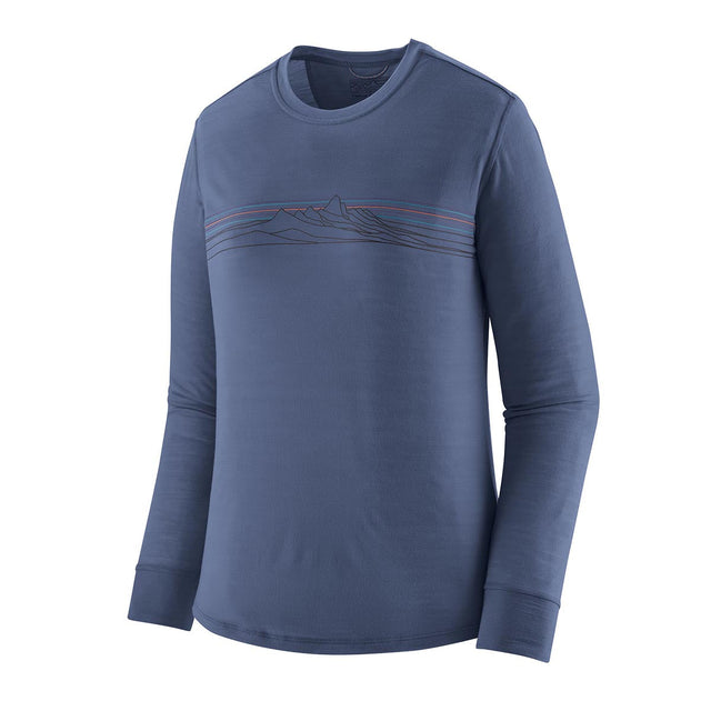 Bluza Femei Patagonia W Cap Cool Merino Blend Graphic   Bluza Femei Patagonia W Cap Cool Merino Blend Graphic