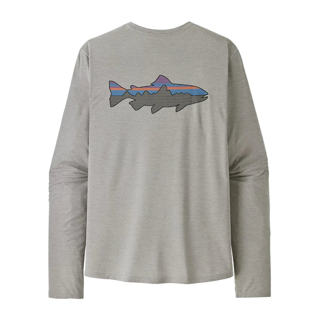 Bluza Barbati Patagonia M Capilene Cool Sun Fitz Roy Trout   Bluza Barbati Patagonia M Capilene Cool Sun Fitz Roy Trout