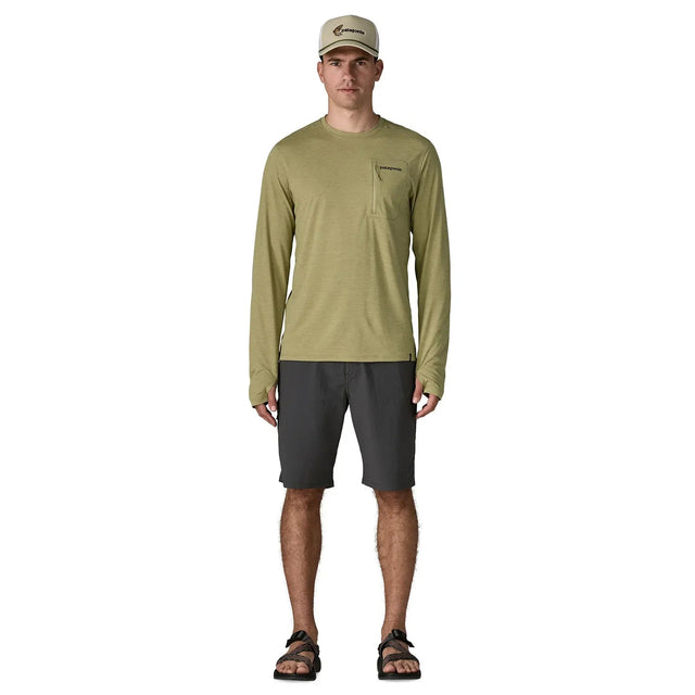 Bluza Barbati Patagonia M Capilene Cool Sun Fitz Roy Trout   Bluza Barbati Patagonia M Capilene Cool Sun Fitz Roy Trout