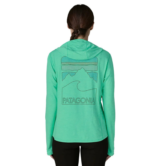 Bluza Femei Patagonia W Capilene Cool Sun Hoody Peak Visions   Bluza Femei Patagonia W Capilene Cool Sun Hoody Peak Visions
