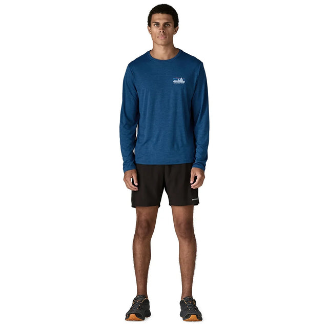 Bluza Barbati Patagonia M Capilene Cool Daily '73 Skyline   Bluza Barbati Patagonia M Capilene Cool Daily '73 Skyline