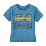 Tricou Copii Patagonia Baby Fitz Roy Skies   Tricou Copii Patagonia Baby Fitz Roy Skies