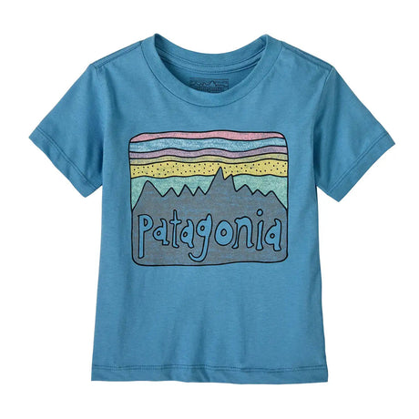 Tricou Copii Patagonia Baby Fitz Roy Skies   Tricou Copii Patagonia Baby Fitz Roy Skies