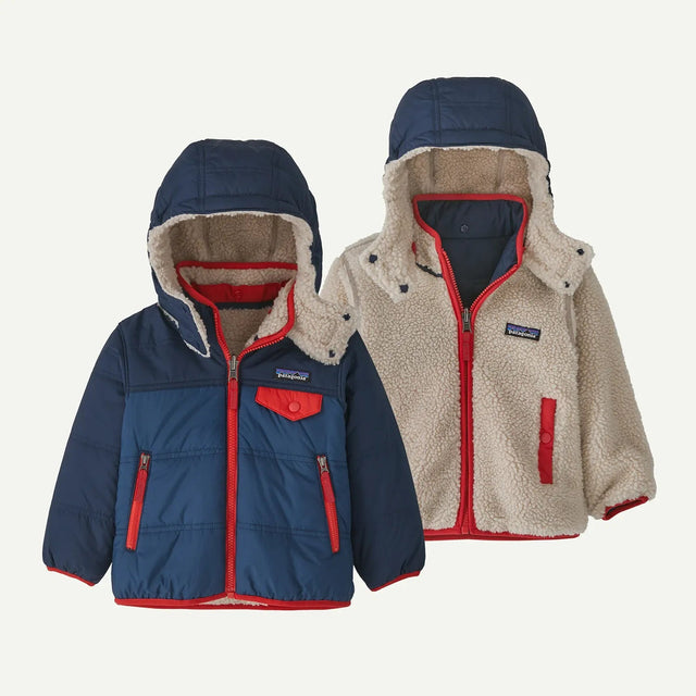 Geaca Copii Patagonia Baby Reversible Tribbles   Geaca Copii Patagonia Baby Reversible Tribbles