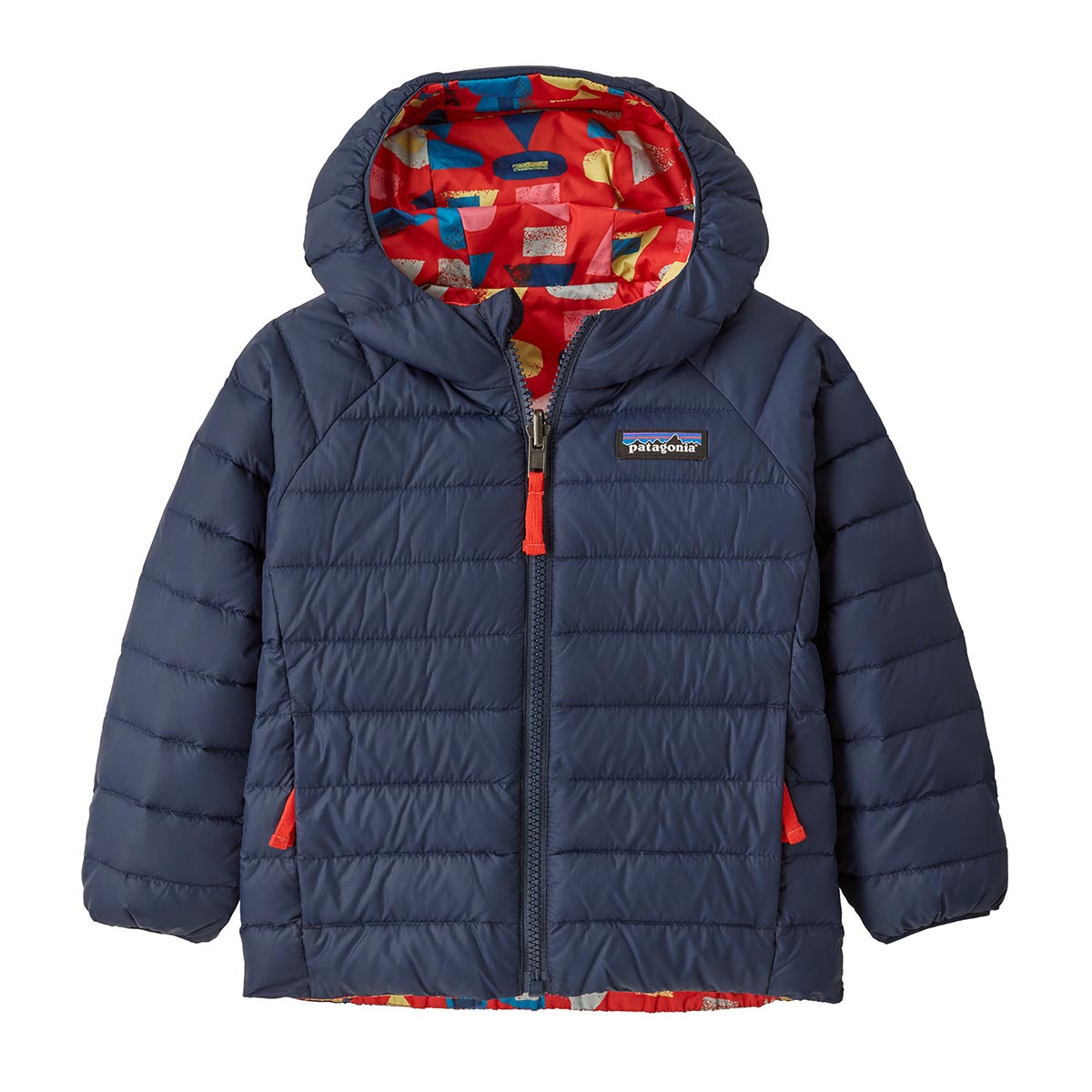 Geaca Copii Patagonia Baby Reversible Down Sweater Hoody   Geaca Copii Patagonia Baby Reversible Down Sweater Hoody