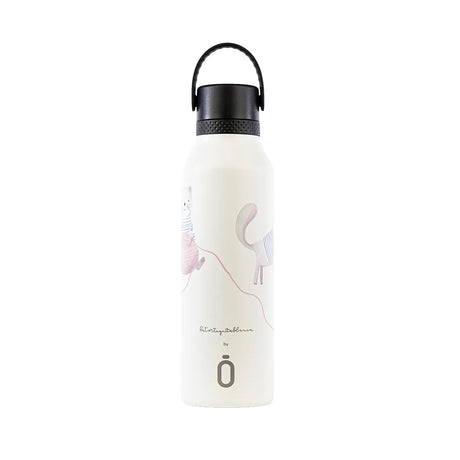 Sticla Termos Runbott Mii La Tortuguita Blanca 600ml   Sticla Termos Runbott Mii La Tortuguita Blanca 600ml