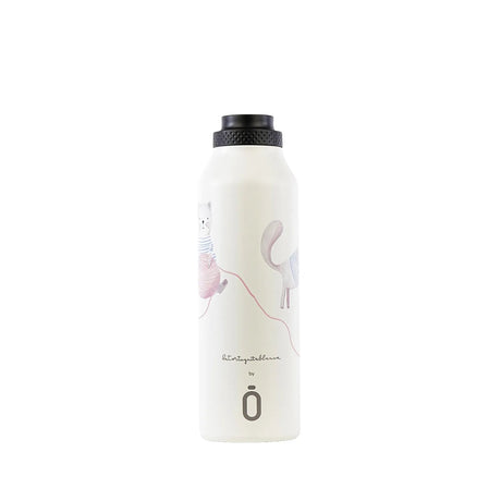 Sticla Termos Runbott Mii La Tortuguita Blanca 600ml   Sticla Termos Runbott Mii La Tortuguita Blanca 600ml