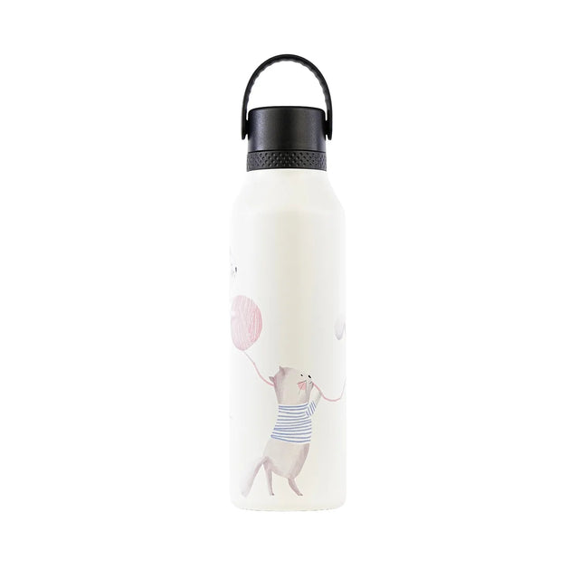 Sticla Termos Runbott Mii La Tortuguita Blanca 600ml   Sticla Termos Runbott Mii La Tortuguita Blanca 600ml
