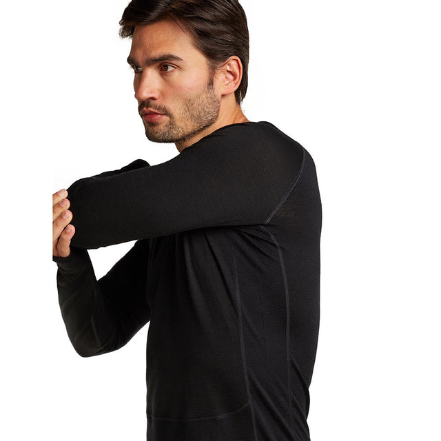 Bluza Termica Barbati Icebreaker M Merino 200 ZoneKnit Crew   Bluza Termica Barbati Icebreaker M Merino 200 ZoneKnit Crew