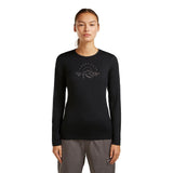 Bluza Termica Dama Icebreaker W Merino 200 Oasis Sunrise Summit Crew   Bluza Termica Dama Icebreaker W Merino 200 Oasis Sunrise Summit Crew