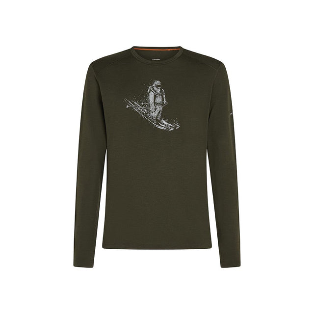 Bluza Termica Barbati Icebreaker M Merino 200 Oasis Skiing Yeti Crew   Bluza Termica Barbati Icebreaker M Merino 200 Oasis Skiing Yeti Crew