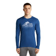 Bluza Termica Barbati Icebreaker M Merino 200 Oasis Rising Light Crew   Bluza Termica Barbati Icebreaker M Merino 200 Oasis Rising Light Crew