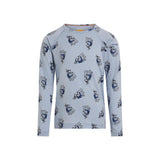 Bluza Termica Copii Icebreaker K Merino 200 Oasis Bear Tour AOP Crew   Bluza Termica Copii Icebreaker K Merino 200 Oasis Bear Tour AOP Crew
