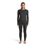 Bluza Termica Dama Icebreaker W Merino 260 Oasis Vertex Alpine Geo Crew   Bluza Termica Dama Icebreaker W Merino 260 Oasis Vertex Alpine Geo Crew